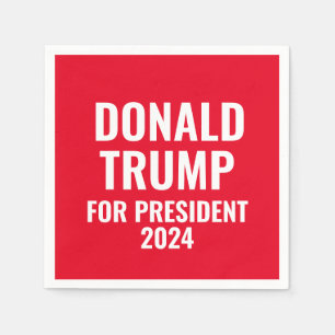 Donald Trump for President 2024  Napkin
