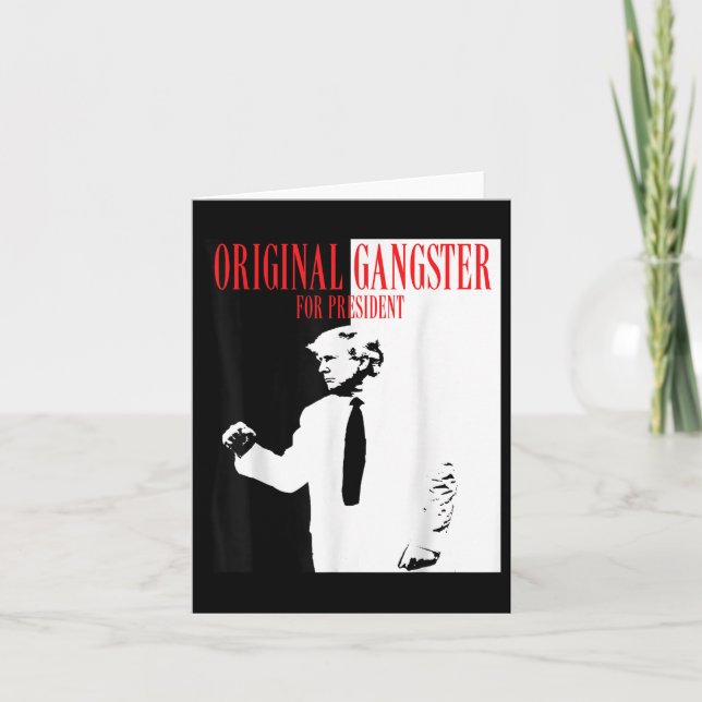 Donald Trump For President 2024 Shirt Original Gan Card (Front)