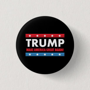 Donald Trump For President 3 Cm Round Badge