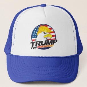 Donald Trump For President Eagle Hair Cap