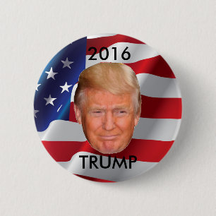 Donald Trump for President in 2016 6 Cm Round Badge