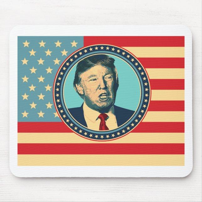 donald trump for president mouse mat (Front)