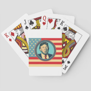 donald trump for president playing cards