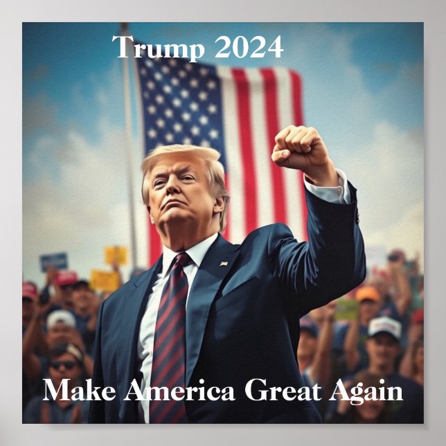 Donald Trump for President Poster (Front)