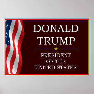 Donald Trump for President V3 Poster