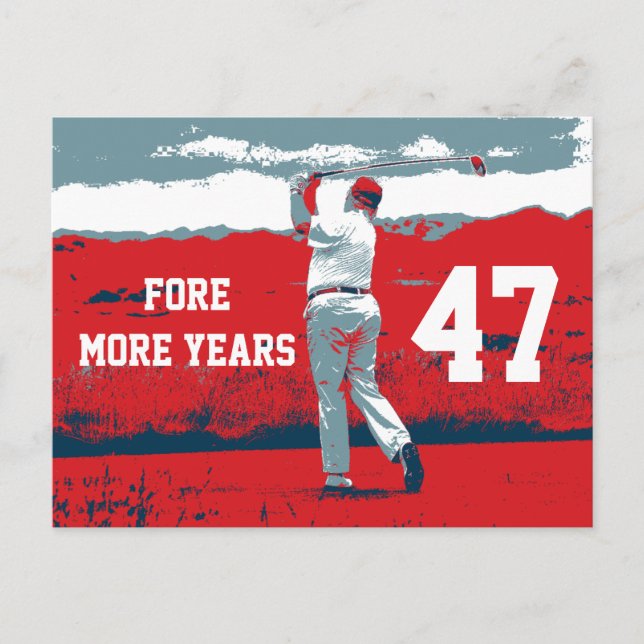 Donald Trump Fore More Years 2024 Postcard (Front)