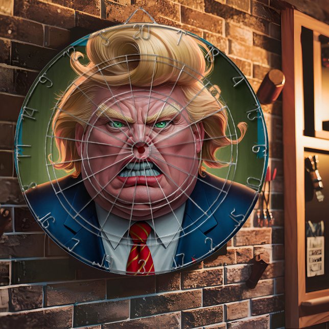 Donald Trump Fun Dartboard Featuring A Politician (Creator Uploaded)