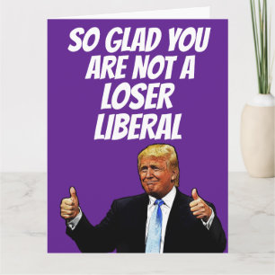 DONALD TRUMP FUNNY BIG BIRTHDAY CARD