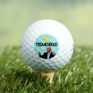 DONALD TRUMP FUNNY GOLF BALLS CHRISTMAS GIFT 