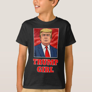 Donald Trump Girl Funny Great America President Su T-Shirt