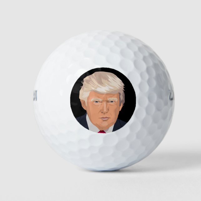 DONALD TRUMP GOLF BALLS (Front)