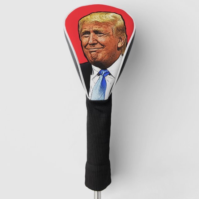 DONALD TRUMP GOLF HEAD COVER (Front)