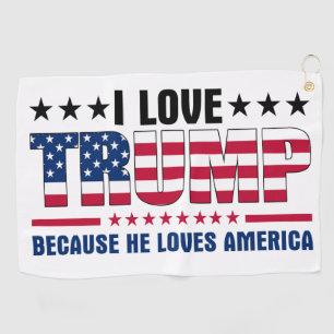 Donald Trump Golf Towel