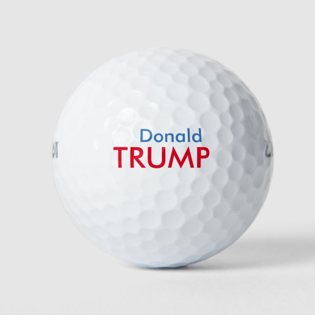 Donald Trump Golfballs Golf Balls (Front)