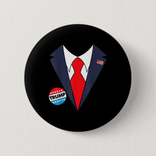 Donald Trump Halloween Costume Funny Kids  6 Cm Round Badge