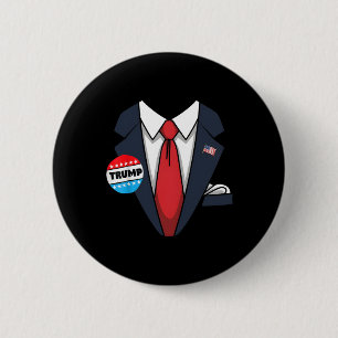 Donald Trump Halloween Costume Suit For Toddler Ki 6 Cm Round Badge