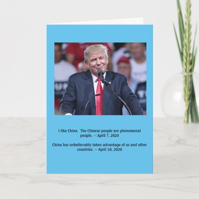 Donald Trump "Have Your Cake" Birthday Card (Front)