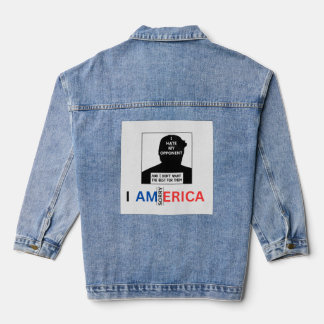 Donald Trump 'I hate my opponent' funeral speech Denim Jacket