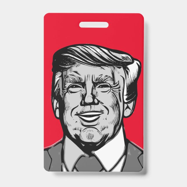 DONALD TRUMP  ID BADGE (Front)