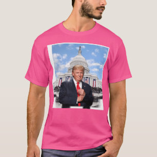 Donald Trump In Front Of White House 2 T-Shirt