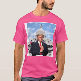 Donald Trump In Front Of White House 2 T-Shirt