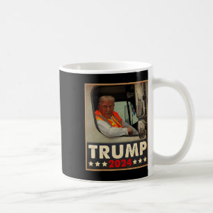 Donald Trump In Garge Truck Team Garge For Trump 2 Coffee Mug