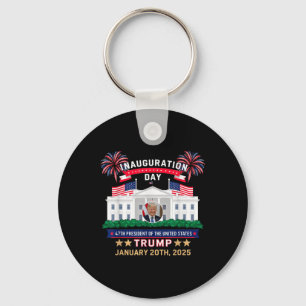 Donald Trump Inauguration Day 2025 47th President  Key Ring