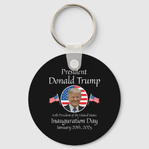Donald Trump Inauguration Day 2025 47th Usa Presid Key Ring