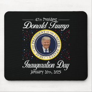 Donald Trump Inauguration Day 2025 47th Usa Presid Mouse Mat