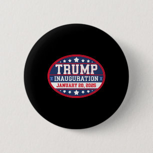 Donald Trump Inauguration Day 2025 6 Cm Round Badge