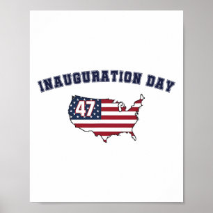 Donald Trump Inauguration Day 47th President Of Th Poster