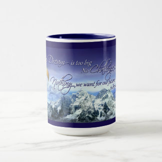 Donald Trump Inspirational Quote Eagle & Mountains Mug
