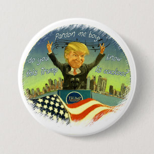 Donald Trump is cuckoo 7.5 Cm Round Badge