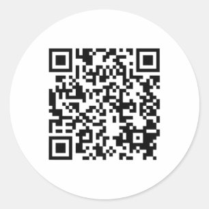 Donald Trump Is Your President Qr Trump Tank Top_1 Classic Round Sticker