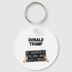 Donald Trump Jail Convict Outfit, Anti Trump For P Key Ring