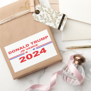 Donald Trump JD Vance 2024  Rectangular Sticker