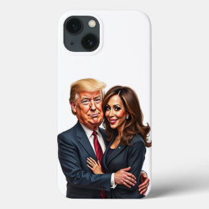Donald Trump Kamala harris  iPhone 13 Case