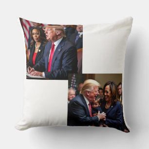 Donald Trump Kamala harris  Cushion