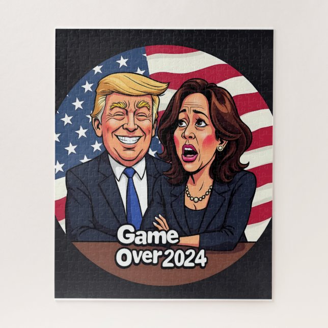 Donald Trump Kamala harris  Jigsaw Puzzle (Vertical)