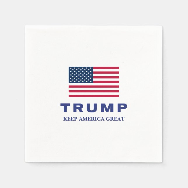Donald Trump Keep America Great  Napkin (Front)