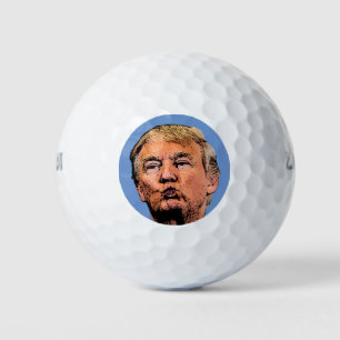 DONALD TRUMP KISS Golf Balls