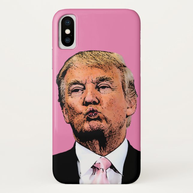 DONALD TRUMP KISS IPHONE CASE (Back)