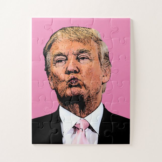 DONALD TRUMP KISS JIGSAW PUZZLE (Vertical)