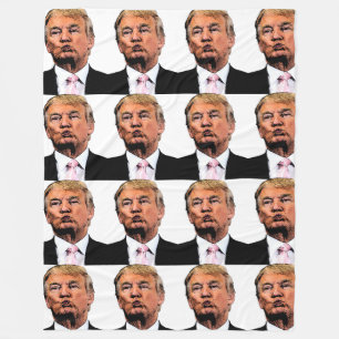 DONALD TRUMP LARGE FLEECE BLANKET
