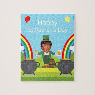 donald trump leprechaun jigsaw puzzle