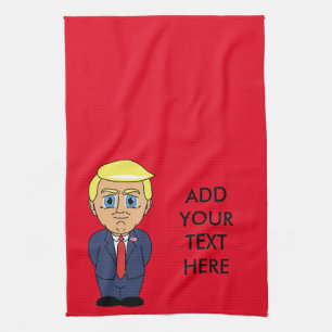 Donald Trump Looking Smug Tea Towel