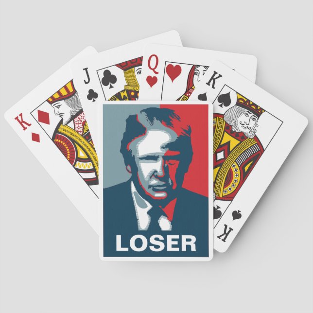 Donald Trump Loser  Playing Cards (Back)