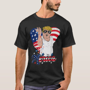 Donald Trump Love USA America TRUMP sprinkle Stars T-Shirt