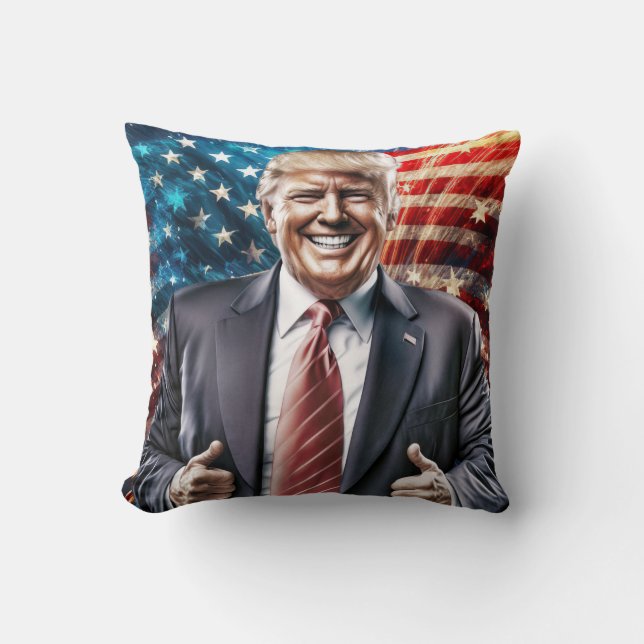 Donald Trump MAGA   Cushion (Front)