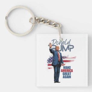 Donald Trump Make America Great Keychain